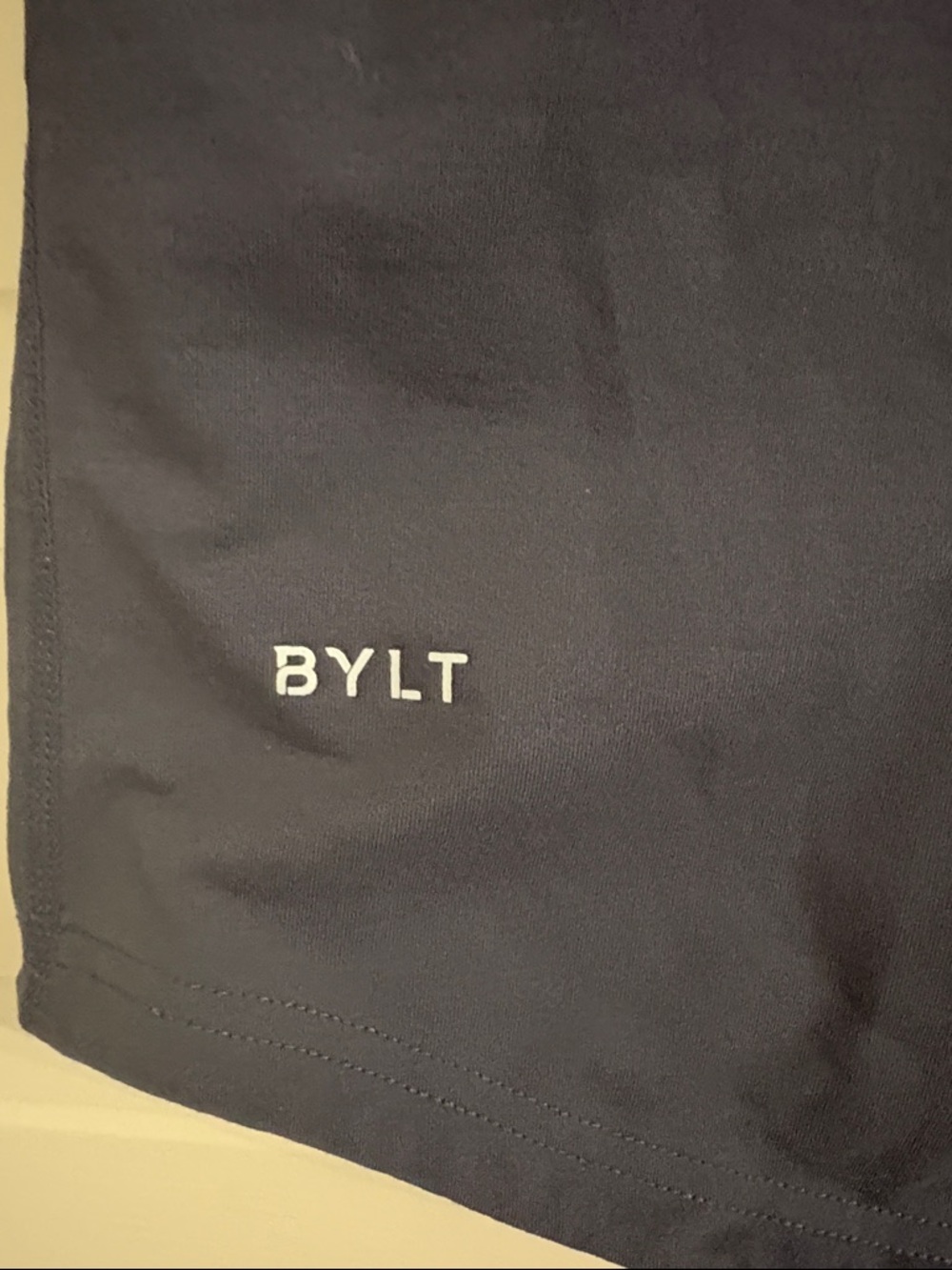 Bylt lux Men's Navy Short-Sleeve Polo Shirt size medium - Picture 3 of 4